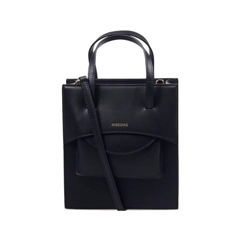 Hidesins Women's Flap J Black Handbag